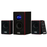 Acoustic Audio by Goldwood 2.1 Bluetooth Speaker System 2.1-Channel Home Theater Speaker System, Black (AA2103)