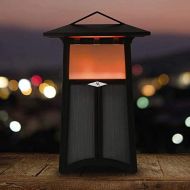 [아마존베스트]Acoustic Research Santa Cruz Portable Wireless Bluetooth Indoor/Outdoor Speaker with LEDs Flickering Flame Light