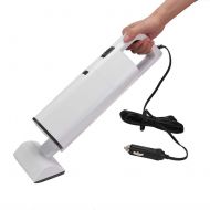 Acouto 12V 60W Car Portable High Power 4000PA Wet & Dry Vehicle Car Handheld Vacuum Cleaner, 12.4 3.9 3.7inch(White)