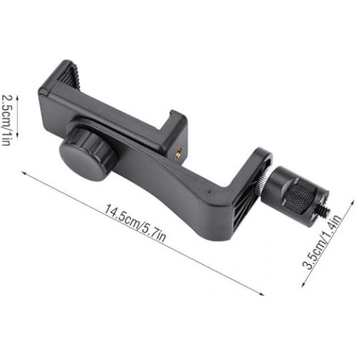  Acouto Universal Smartphone Clip Holder Mount Bracket for Zhiyun Weebill Lab Crane3 Feiyu, Aluminium Alloy Plastic Mobile Phone Holder with Clip