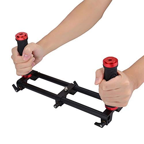  Acouto Double Grip Stabilizer, Grip Cardan Stabilizer Double Grip Handle Handle Extension Lightweight Portable Extension Camera for Zhiyun, Feiyu, MOZA, Beholder