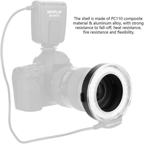  [아마존베스트]Acouto 67mm Waterproof Underwater Diving LED Ring Flash Light for Camera Or Housing Case
