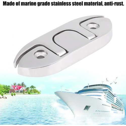  Acouto Boat Cleat 4.5inch Marine Boat Flip Up Folding Cleat Dock Cleat Hideaway Boat Cleat 316 Stainless Steel