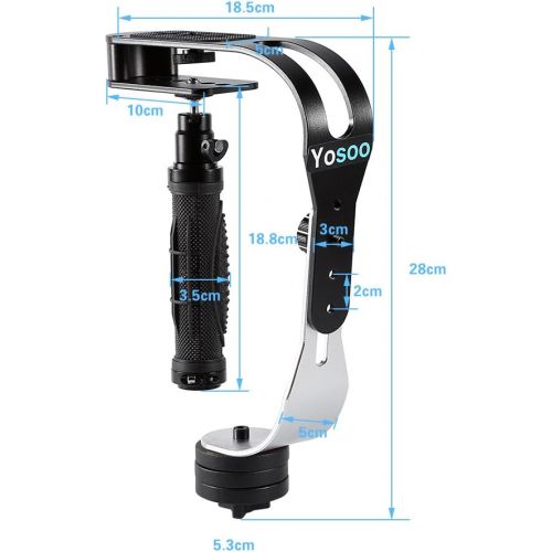  Acouto PRO Handheld Steadycam Video Stabilizer for Digital Camera Camcorder DV DSLR SLR