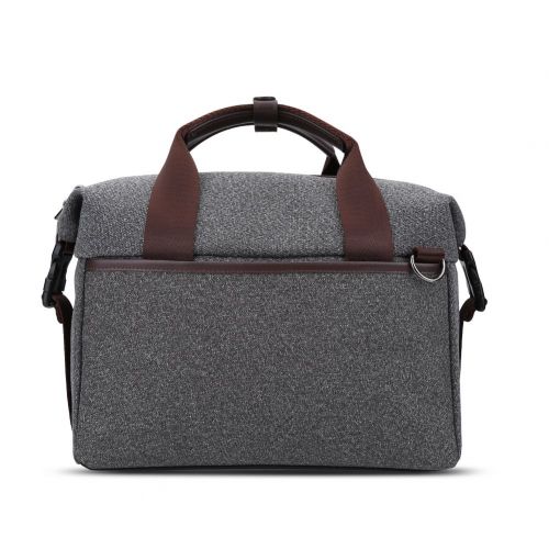  Acouto K&F Concept Shockproof Nylon Camera Protective Shoulder Bag Case Cross Body Retro Messenger Bag for DSLR SLR Cameras