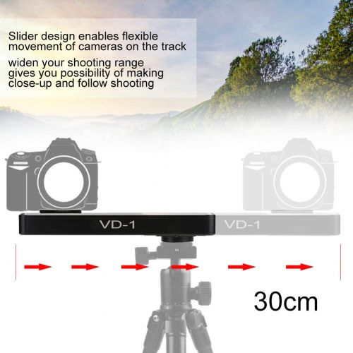  Acouto Aluminium Alloy Quick Release Sliding Plate Holder Mount for Camera Tripods