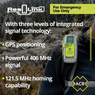 [아마존베스트]ACR ResQLink 400 - Buoyant GPS Personal Locator Beacon (Model: PLB-400)
