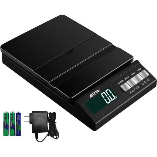  [아마존베스트]Acteck A-CE65 65LB Digital Shipping Postal Scale with AC Adapter, Black