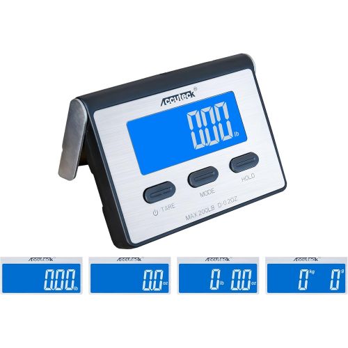  [아마존베스트]Acteck Accuteck A-BC200 200LB x 0.2 OZ Digital Heavy Duty Shipping Postal Scale, Stainless Steel