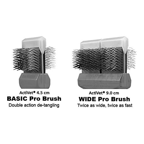  ActiVet Duo Undercoat Brush: Three Brushes in One! (4.5 cm Wide)