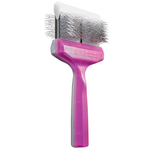  ActiVet TuffFinish Coater Duo - German Grooming Brush 9.0 cm