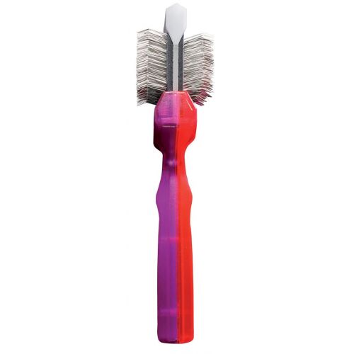  ActiVet TuffZapper Duo Demat Brush: Two Brushes in One! (9.0 cm wide)