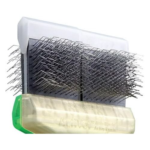  ActiVet SilCoater Duo - German Grooming Brush 9.0 cm