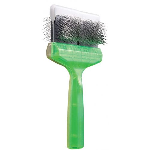  ActiVet SilCoater Duo - German Grooming Brush 9.0 cm