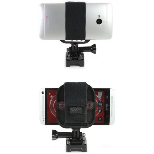  Action Mount - Picatinny Rail Mount for Any Smartphone: GoPro Quick Clip Attaches to Rail, Bundled w/Universal Mount, Operable with Any Phone. Strong Hold. Use Any Device, or GoPro