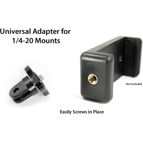  Action Mount - 3 Pieces of Universal Screw Adapter for GoPro Mounts, w/Camera Screw (1/4-Inch 20). These Conversion Adapters Work with a Point-and-Shoot Camera, or Sony Action Cam.