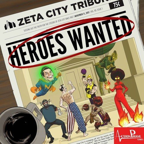  Action Phase Games Heroes Wanted Card Game