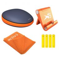 Activbody Activ5 Handheld Isometric Fitness Device (Fitness Package) with 4 x AAA Replacement Batteries - Value Bundle