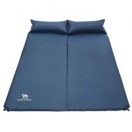 Active CAMEL CROWN Self Inflating Double Sleeping Pad with Pillows Sleep Mat for 2 Person Outdoor Camping Hiking Backpacking
