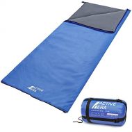 Active Era Ultra Lightweight Sleeping Bag Indoor & Outdoor Compact, Ultralight Sleeping Bag for Warm Weather Camping Sleeping Bags for Warm Weather, Sleepovers, Fishing, Outdoo