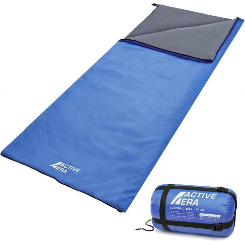  Active Era Ultra Lightweight Sleeping Bag Indoor & Outdoor Compact, Ultralight Sleeping Bag for Warm Weather Camping Sleeping Bags for Warm Weather, Sleepovers, Fishing, Outdoo