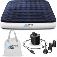 Active Era Luxury Camping Air Mattress with Built in Pump - Queen Air Mattress with USB Rechargeable Pump, Travel Bag - Air Mattress for Tent Camping