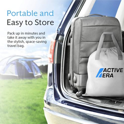  Active Era Luxury Camping Air Mattress with Built in Pump - Queen Air Mattress with USB Rechargeable Pump, Travel Bag - Air Mattress for Tent Camping