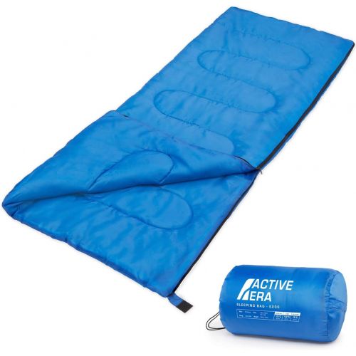  Active Era Ultra Lightweight Sleeping Bag Indoor & Outdoor - Compact, Ultralight Sleeping Bag for Warm Weather - Camping Sleeping Bags for Warm Weather, Sleepovers, Fishing, Outdoo