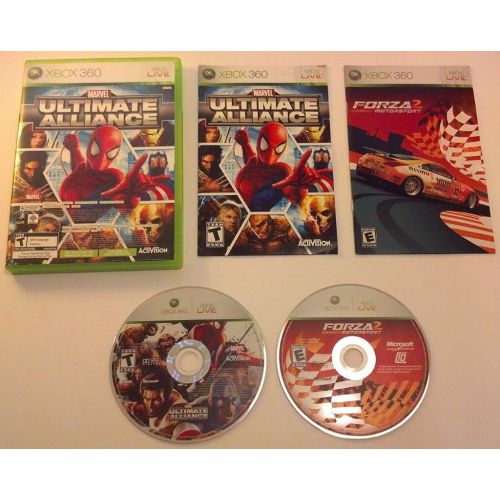  Activision Marvel Ultimate Alliance  Forza Motorsport 2 Double Pack Xbox 360