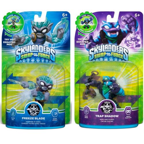  By      Activision SKYLANDERS SWAP FORCE WAVE 4 Set of 2: TRAP SHADOW & FREEZE BLADE!