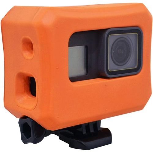  Actpe Floating Case for Gopro Hero 7 with Screw Ultra-Buoyant Floaty for Go Pro Hero 6/5 & 2018 Water Sports Swimming Diving - Orange