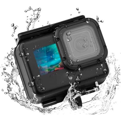 Actpe Waterproof Housing Case for GoPro Hero 9 Black Diving Protective Underwater Cover for Go Pro 9 GoPro9 Hero9 Accessories - Black