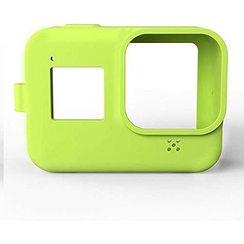  Actpe Silicone Case for GoPro Hero 8 Protective Silicone Case Skin Housing Cover Bag for GoPro Hero 8 Black Action Camera Accessories, Green