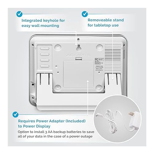  AcuRite 02081M Weather Station with Jumbo Display and Atomic Clock