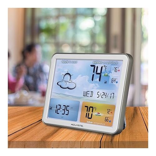  AcuRite 02081M Weather Station with Jumbo Display and Atomic Clock