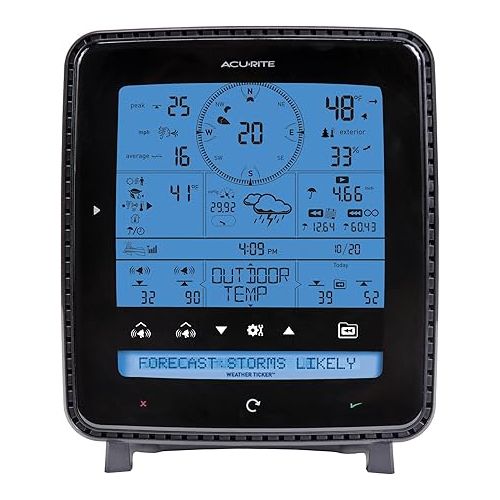  AcuRite 01500 Wireless Weather Station with Wind and Rain Sensor