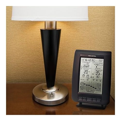 AcuRite 00634A3 Wireless Weather Station with Wind Sensor, Black