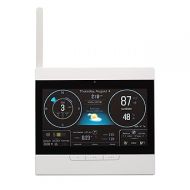 AcuRite Atlas Home Weather Station High-Definition Display for Temperature, Humidity, Wind Speed, Wind Direction, Hyperlocal Forecast, and Programmable Alerts with Built-in Barometer - White (06104M)