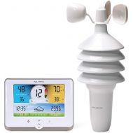 AcuRite Notos (01530M) 3-in-1 Weather Station with Wi-Fi Connection to Weather Underground, White