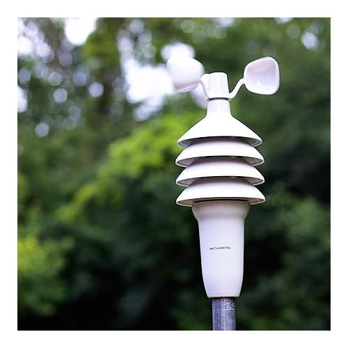  AcuRite Notos (01530M) 3-in-1 Weather Station with Wi-Fi Connection to Weather Underground, White