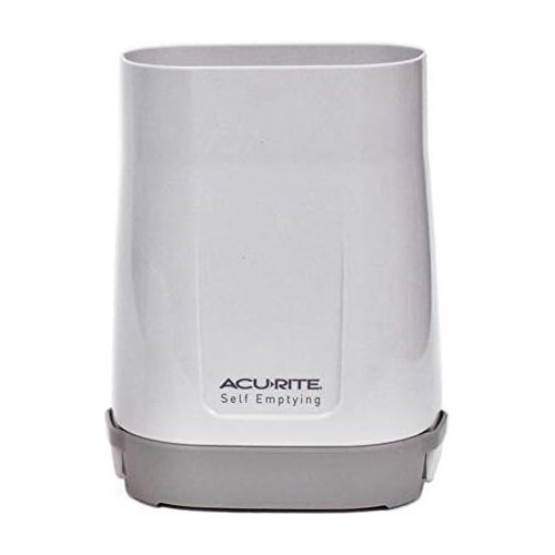  AcuRite 02446M Wireless Rain Gauge with Indoor Digital Display, Black