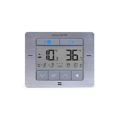  AcuRite Digital Wireless Fridge and Freezer Thermometer with Alarm, Max/Min Temperature for Home and Restaurants (00515M) 4.25