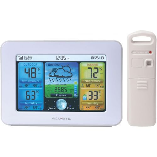  AcuRite 02077 Color Weather Station Forecaster with Temperature, Humidity