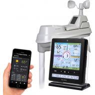 AcuRite 01036M Wireless Weather Station with Programmable Alarms, PC Connect, 5-in-1 Weather Sensor and My Remote Monitoring Weather App