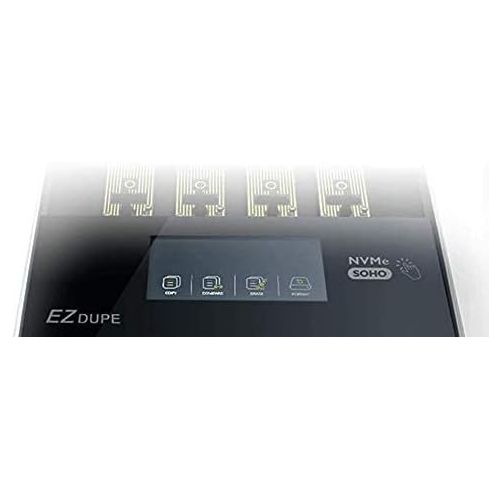  Acumen Disc EZ Dupe 1 to 7 M.2 NVMe Duplicator with Touch Screen - Multiple M.2 NVMe Internal SSD Flash Memory Storage Hard Drive Copier (SOHO Series)