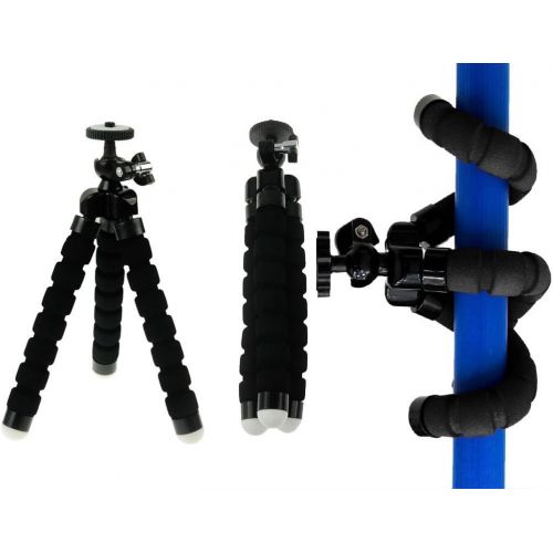 Acuvar 6.5“ inch Flexible Tripod for GoPro Hero Cameras with eCostConnection Microfiber Cloth