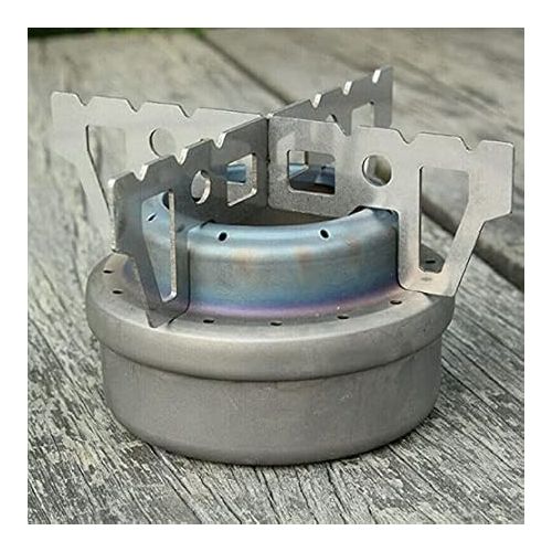  1Pcs Outdoor Camping Alcohol Stove Stent Pot Trangia Burner Bracket Holder Rack(Alcohol stove is not included)