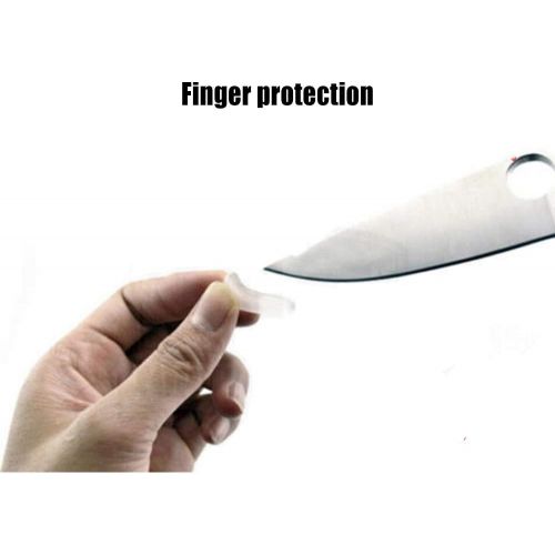  Acxico 100Pcs Blade Knife Tip Protector Cover Plastic Accessories Knife Tip Edge And Point Anti-scratch Protection