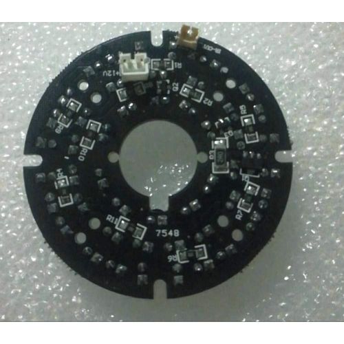  [아마존베스트]Acxico 1Pcs 48 Pieces IR LEDs Light Board 940NM LED Illuminator IR Infrared Board Module Invisible Light at Night for CCTV Security Camera