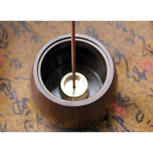  인센스스틱 Acxico 1Pcs Mini Dual-Purpose Copper Incense Cone Stick Burner Plate Holder Censer Tower Bowl Home Decoration